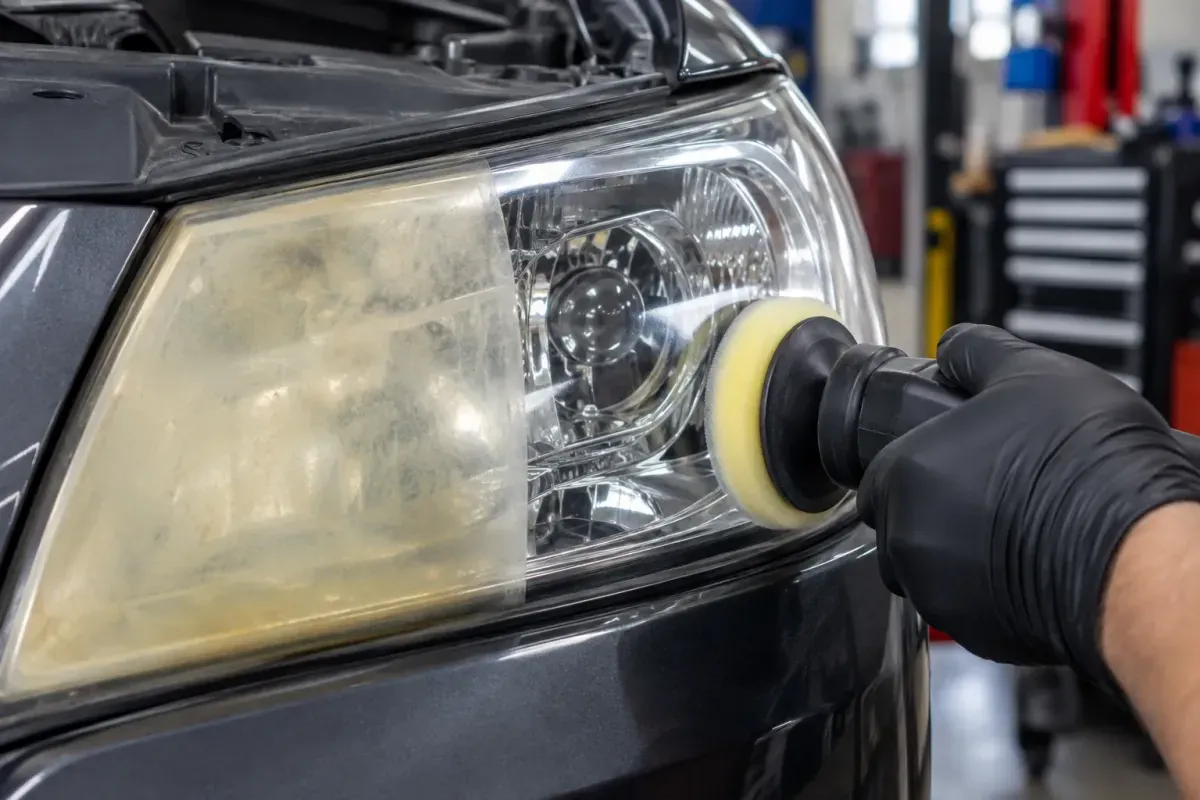 Headlight Cleaning at Seffner Auto Repair, Seffner, FL